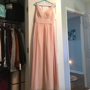 Bill Levkoff Petal Pink Bridesmaid Dress